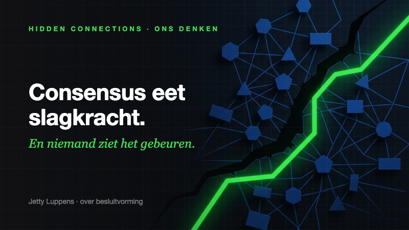 Artikelcover — Hoe een consensus-cultuur slagkracht opeet