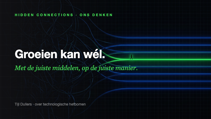 Artikelcover — Groeien kan w&eacute;l &mdash; met de juiste middelen