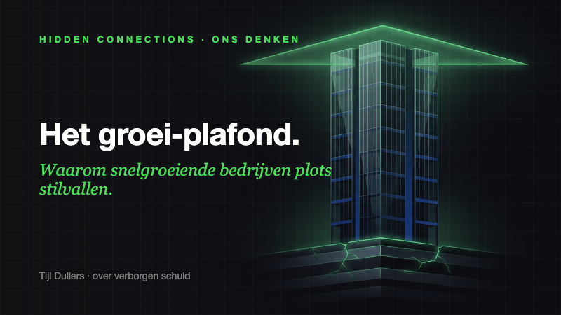 Artikelcover — Het Groei-Plafond: Verborgen Schuld bij Snelgroeiende Bedrijven