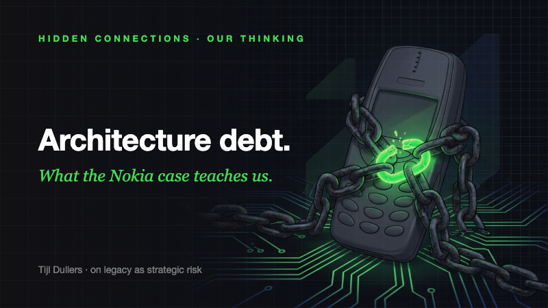Artikelcover — Architecture Debt: Wat we leren van de Nokia-case