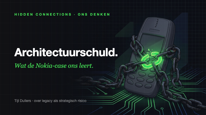 Artikelcover — Architecture Debt: Wat we leren van de Nokia-case