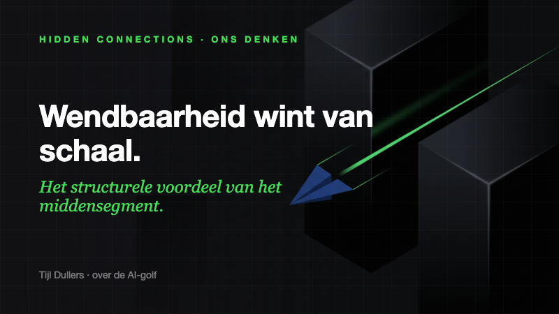 Artikelcover — Wendbaarheid wint van Schaal