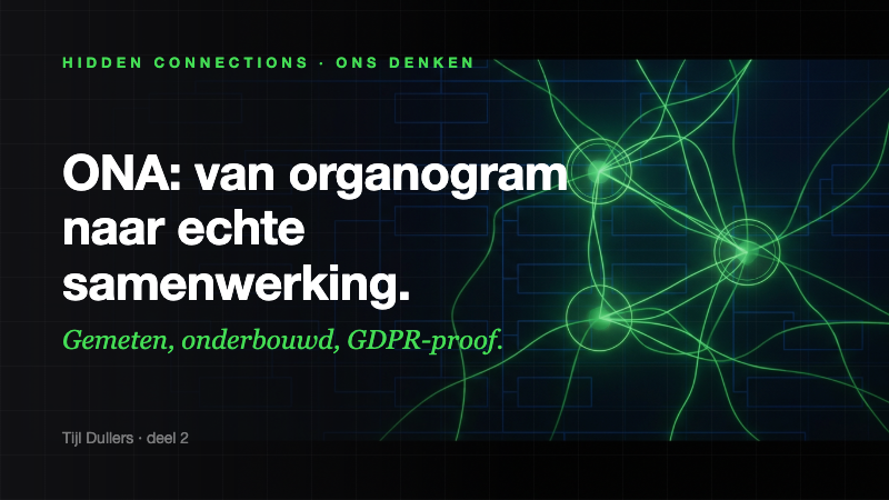Artikelcover — Je organogram is niet stuk. Je bril is verouderd. (Deel 2)